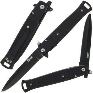 Golan Einhandmesser All Black Stiletto