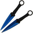 Machete und Wurfmesser Set Blue