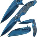 Taschenmesser Blue Titanium