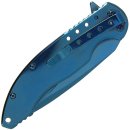 Taschenmesser Blue Titanium