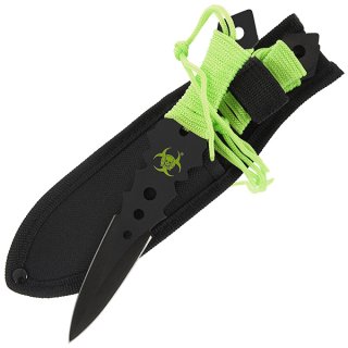 3er Set Zombie Wurfmesser