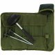 NGT Bivvy Peg Set -  Pegs und Gummi Hammer in Roll Up Tasche