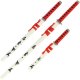 3er Set Samurai Schwerter White Ninja