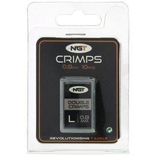 NGT 0,8 mm Crimps mit 10 Stk pro Box