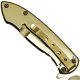 Taschenmesser poliert gold 987GD