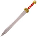Römisches Gladius Schwert rot