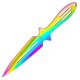 Wurfmesser Rainbow H7005