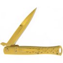 Taschenmesser Stiletto gold