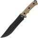 Outdoormesser Clip Point Tan