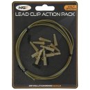 Lead Clip Action Pack half brown