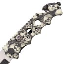 Taschenmesser Rescue Skull grau