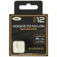 60 x Allround Haken ohne Widerhaken mit Vorfach Combo 10er Pack jede Größe
