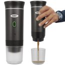 Tragbare elektrische Espresso Maschine mit Heizfunktion BLK