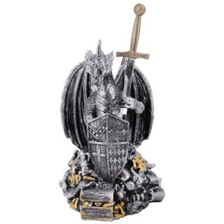 Drachen Figur mit Dolch