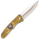 Taschenmesser Wolfsmotiv