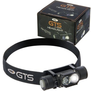 GTS Stirnlampe 250 Lumen UV Licht USB