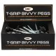 Bivvy Pegs Box 50 Erdnägel Thekenaufsteller