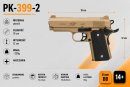 Softair Pistole 399-2 6 mm < 0,5 J gold